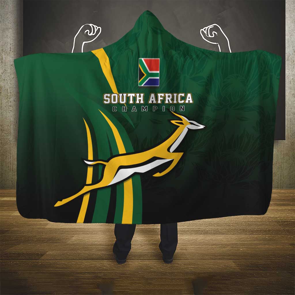 South Africa WC2026 Hooded Blanket Springboks Champion