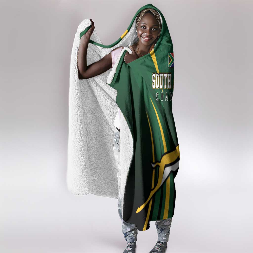 South Africa WC2026 Hooded Blanket Springboks Champion