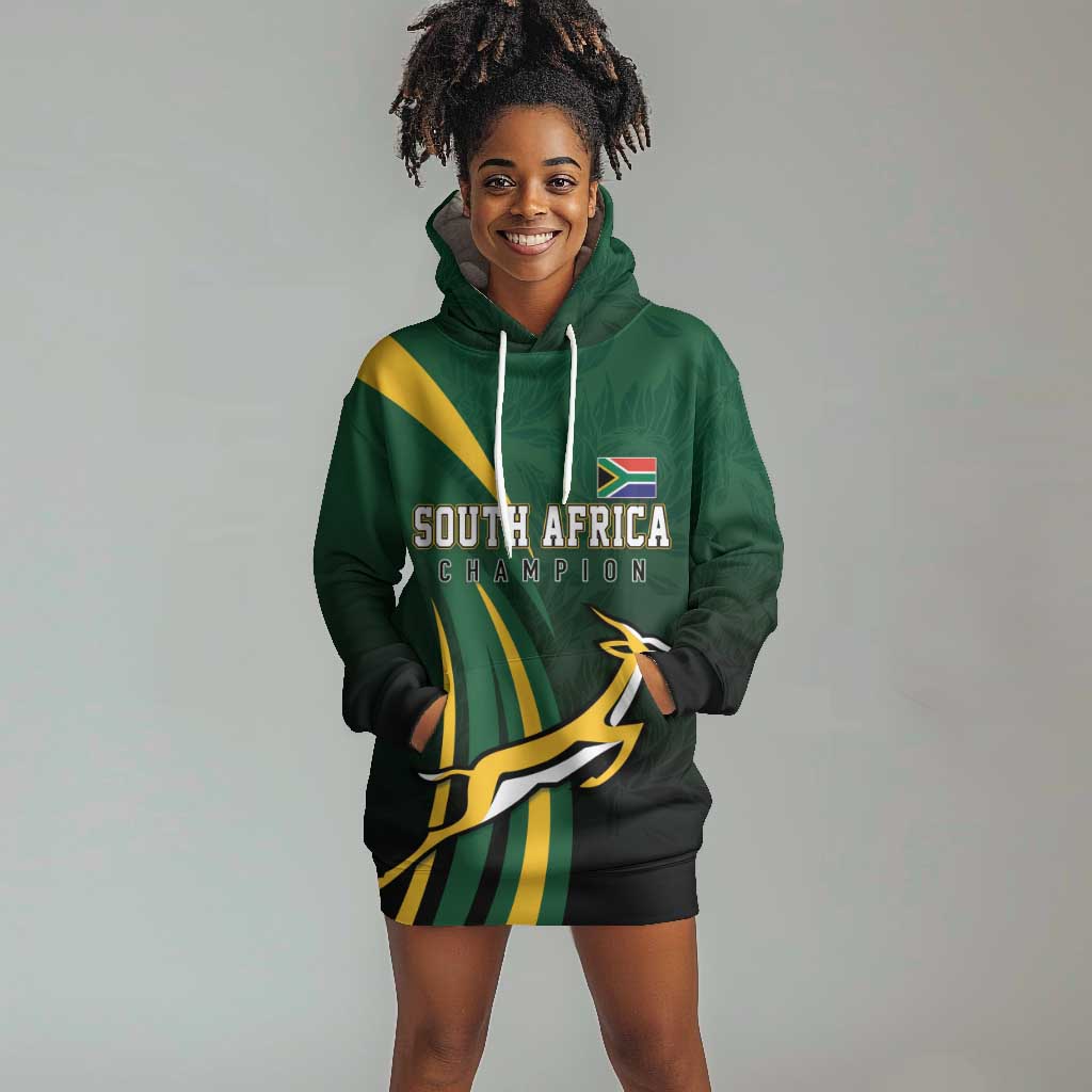 South Africa WC2026 Personalized Hoodie Dress Springboks Champion