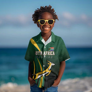 South Africa WC2026 Personalized Kid Hawaiian Shirt Springboks Champion