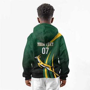 South Africa WC2026 Personalized Kid Hoodie Springboks Champion