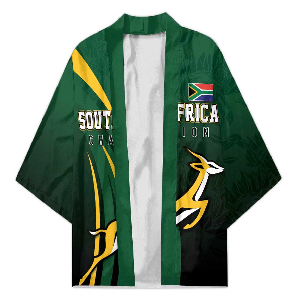South Africa WC2026 Personalized Kimono Springboks Champion
