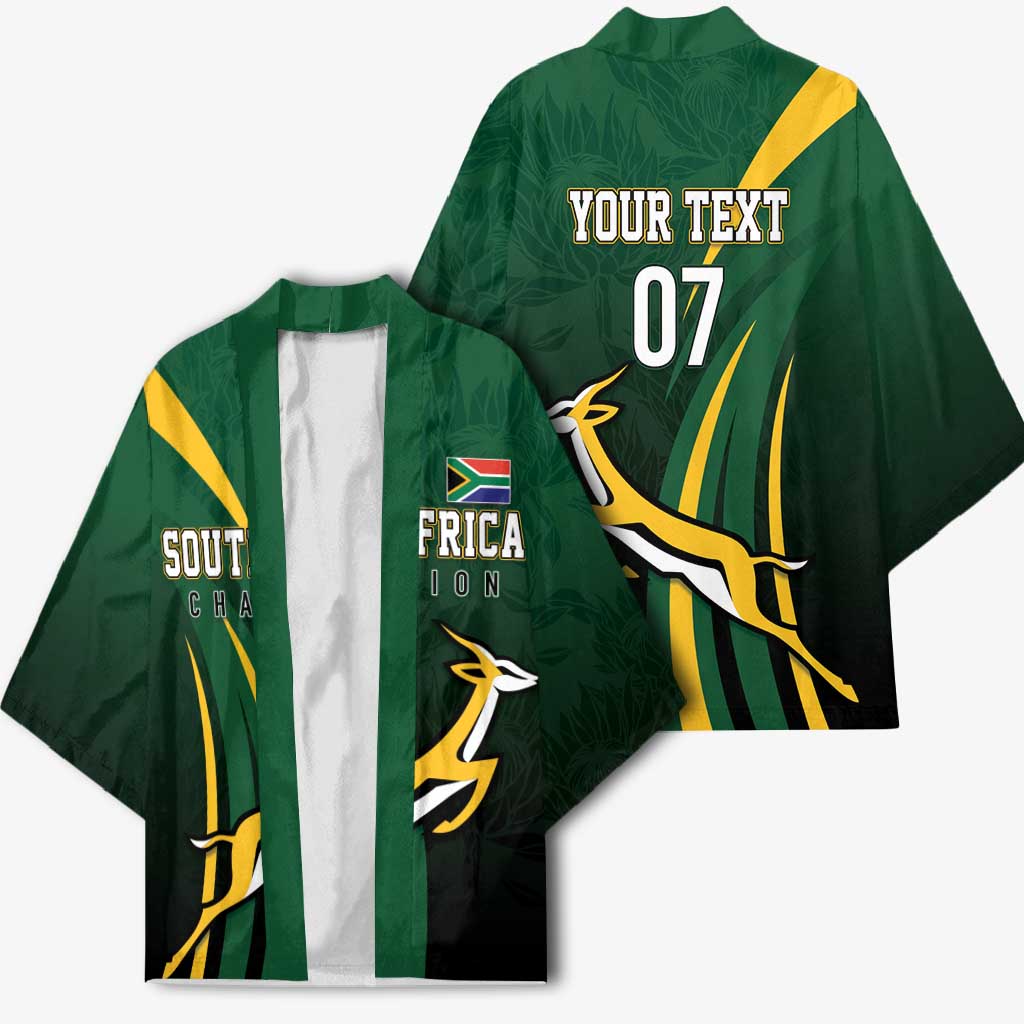 South Africa WC2026 Personalized Kimono Springboks Champion