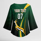 South Africa WC2026 Personalized Kimono Sleeve Blouse Springboks Champion