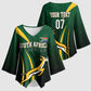 South Africa WC2026 Personalized Kimono Sleeve Blouse Springboks Champion