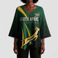 South Africa WC2026 Personalized Kimono Sleeve Blouse Springboks Champion