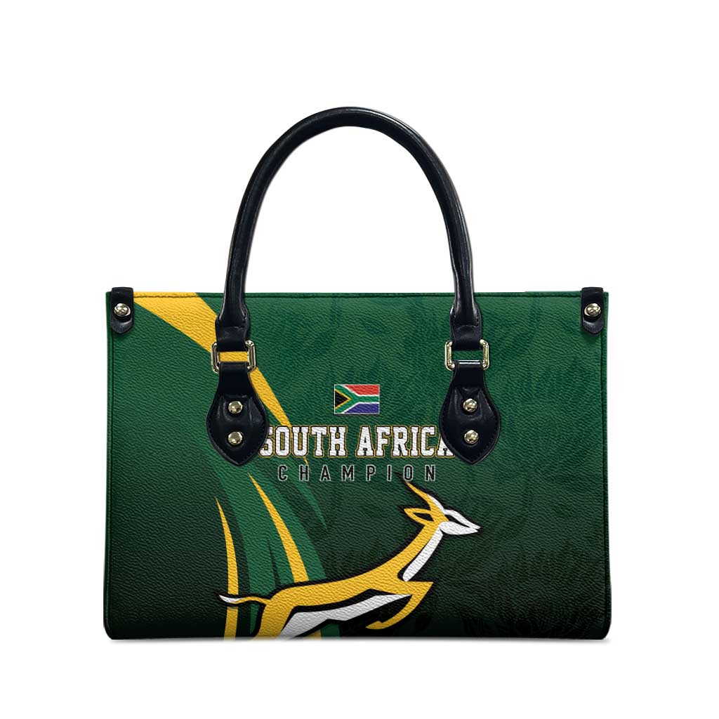 South Africa WC2026 Leather Bag Springboks Champion