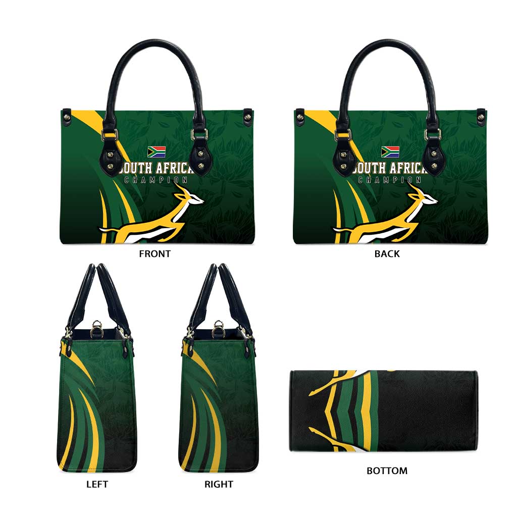 South Africa WC2026 Leather Bag Springboks Champion