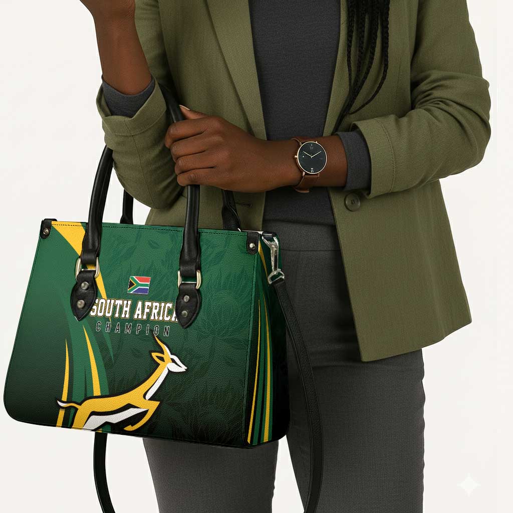 South Africa WC2026 Leather Bag Springboks Champion