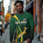 South Africa WC2026 Personalized Long Sleeve Shirt Springboks Champion
