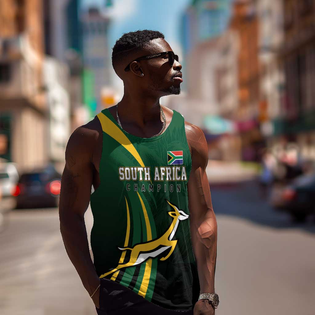 South Africa WC2026 Personalized Men Tank Top Springboks Champion