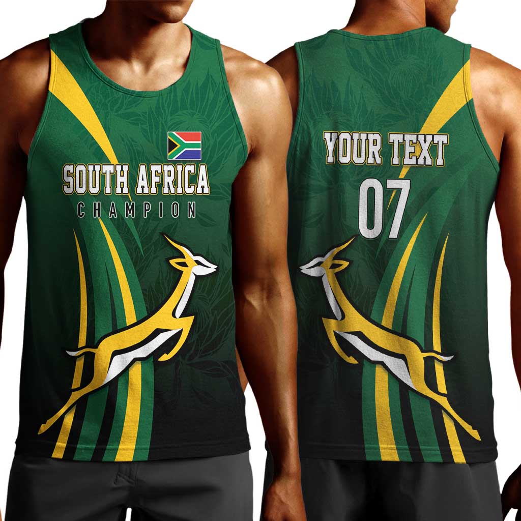 South Africa WC2026 Personalized Men Tank Top Springboks Champion