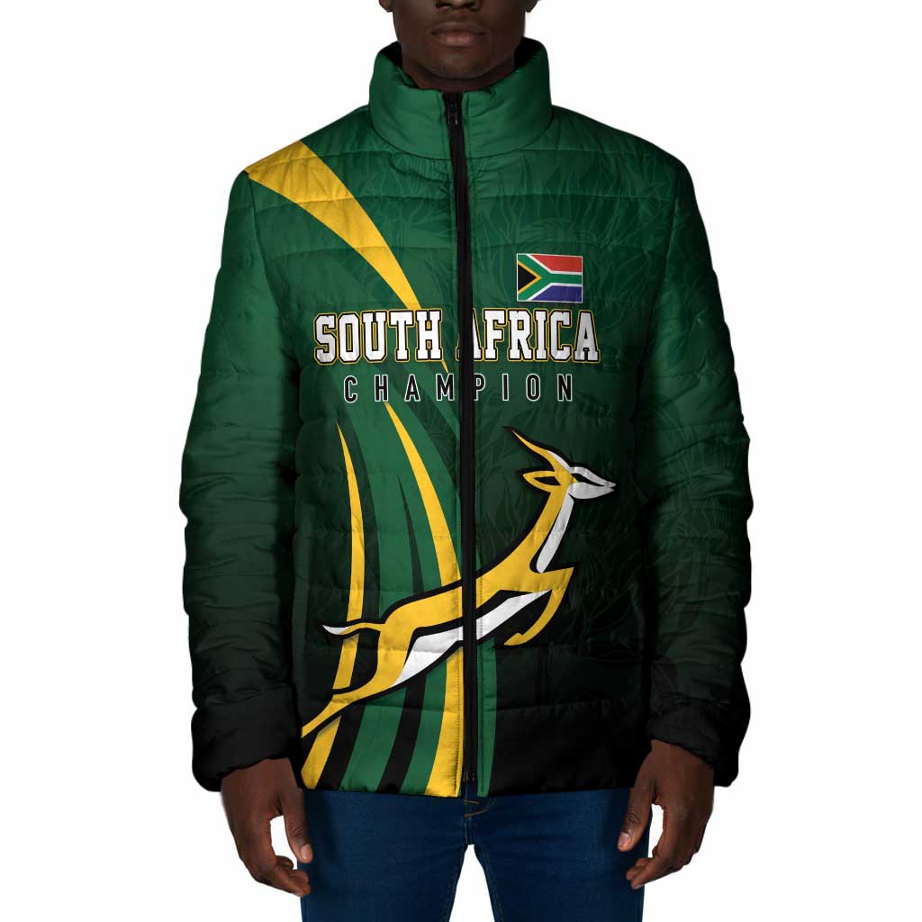 South Africa WC2026 Personalized Padded Jacket Springboks Champion