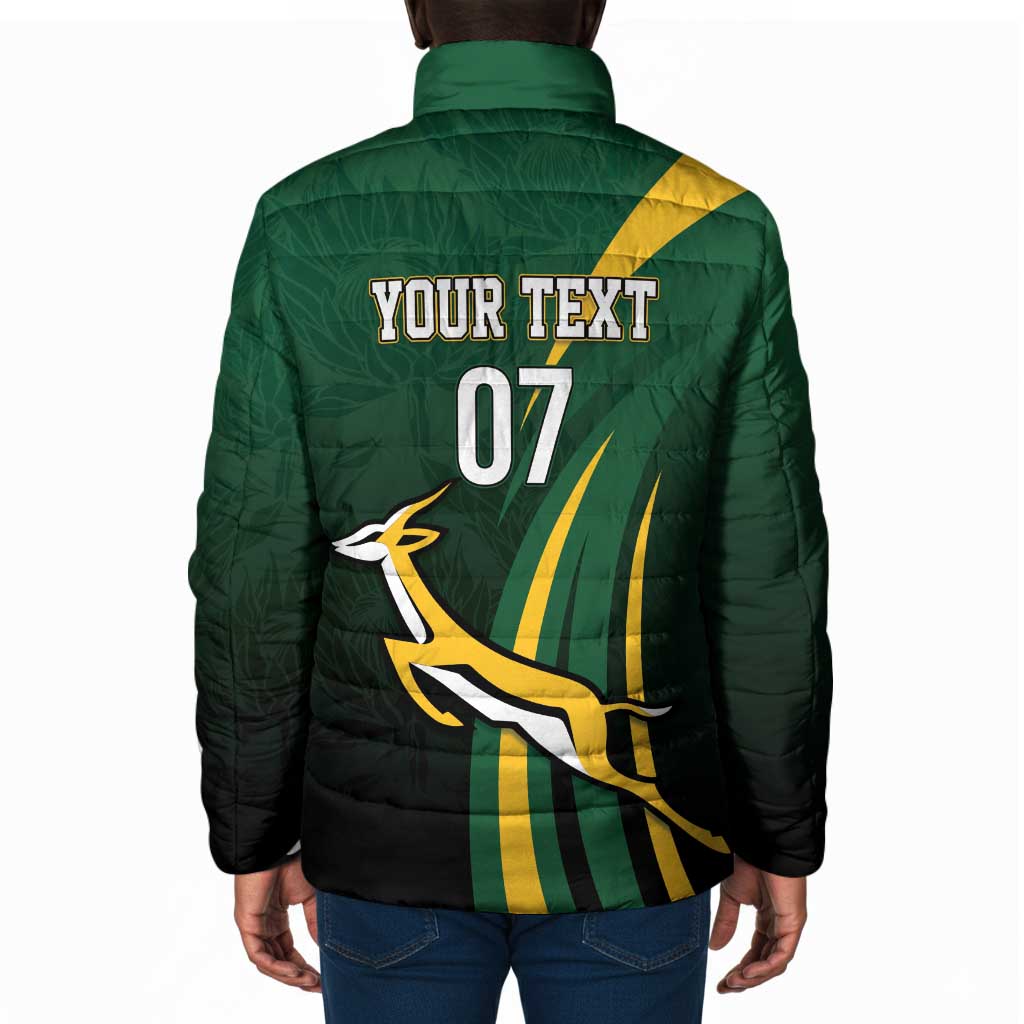 South Africa WC2026 Personalized Padded Jacket Springboks Champion