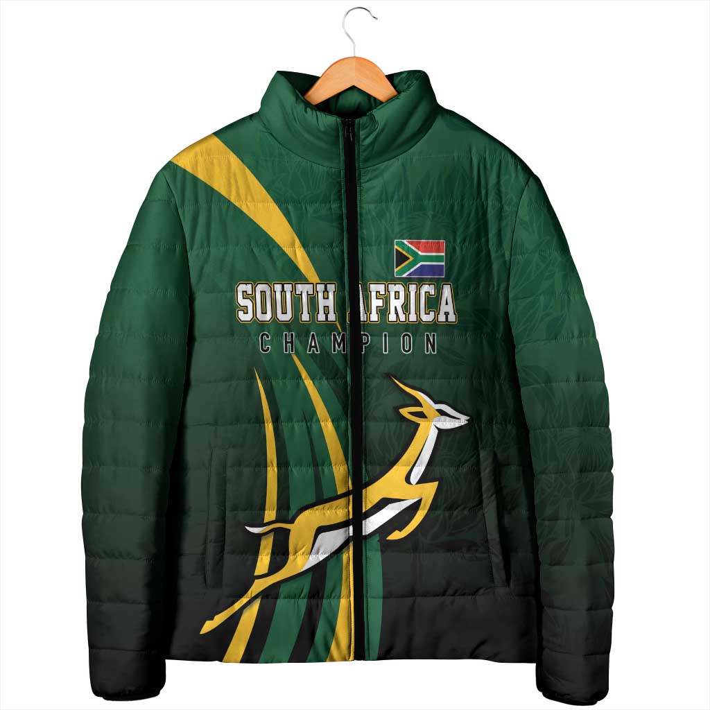 South Africa WC2026 Personalized Padded Jacket Springboks Champion