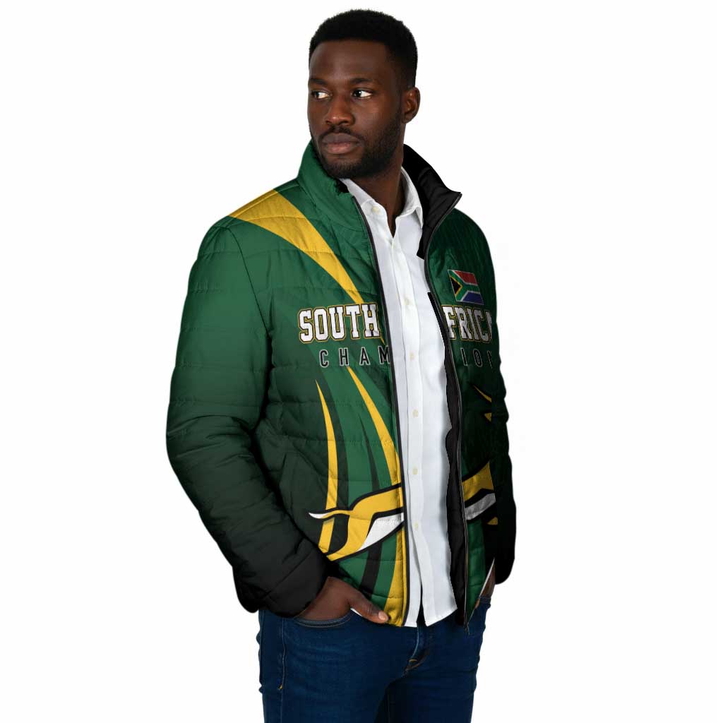 South Africa WC2026 Personalized Padded Jacket Springboks Champion