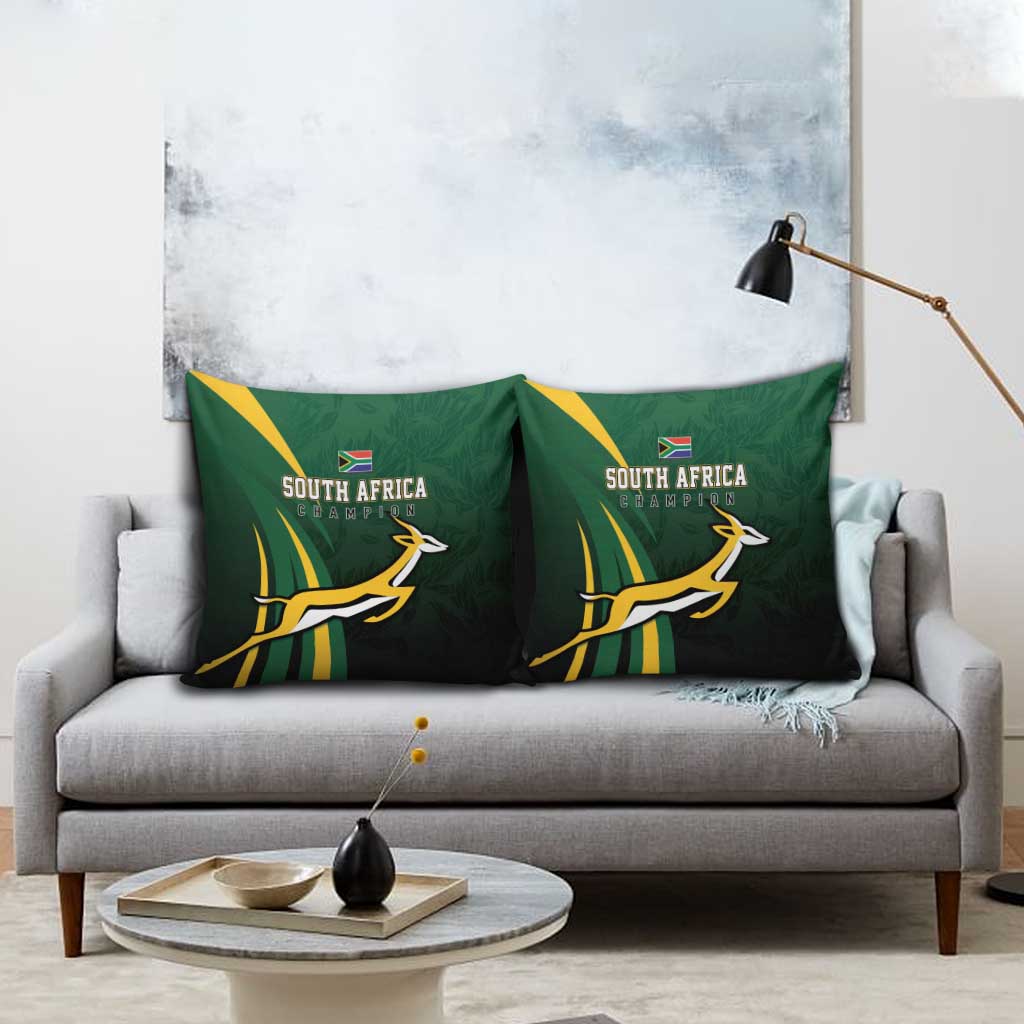 South Africa WC2026 Pillow Cover Springboks Champion