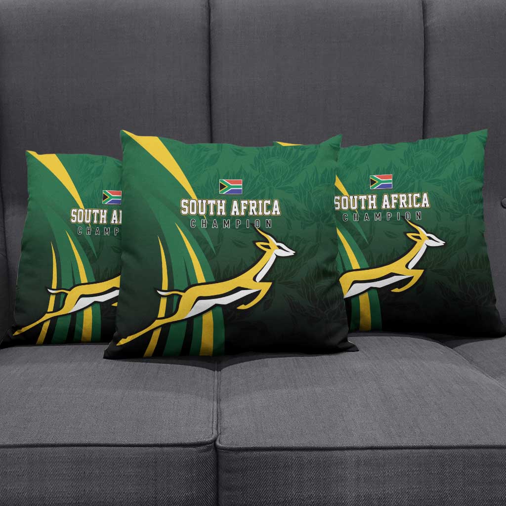 South Africa WC2026 Pillow Cover Springboks Champion