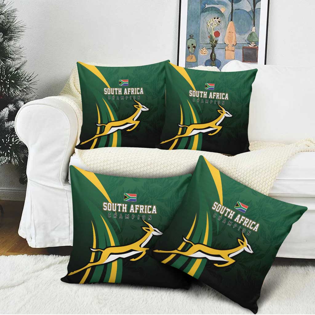 South Africa WC2026 Pillow Cover Springboks Champion