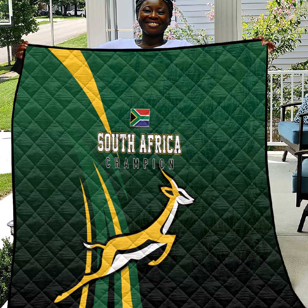 South Africa WC2026 Quilt Springboks Champion
