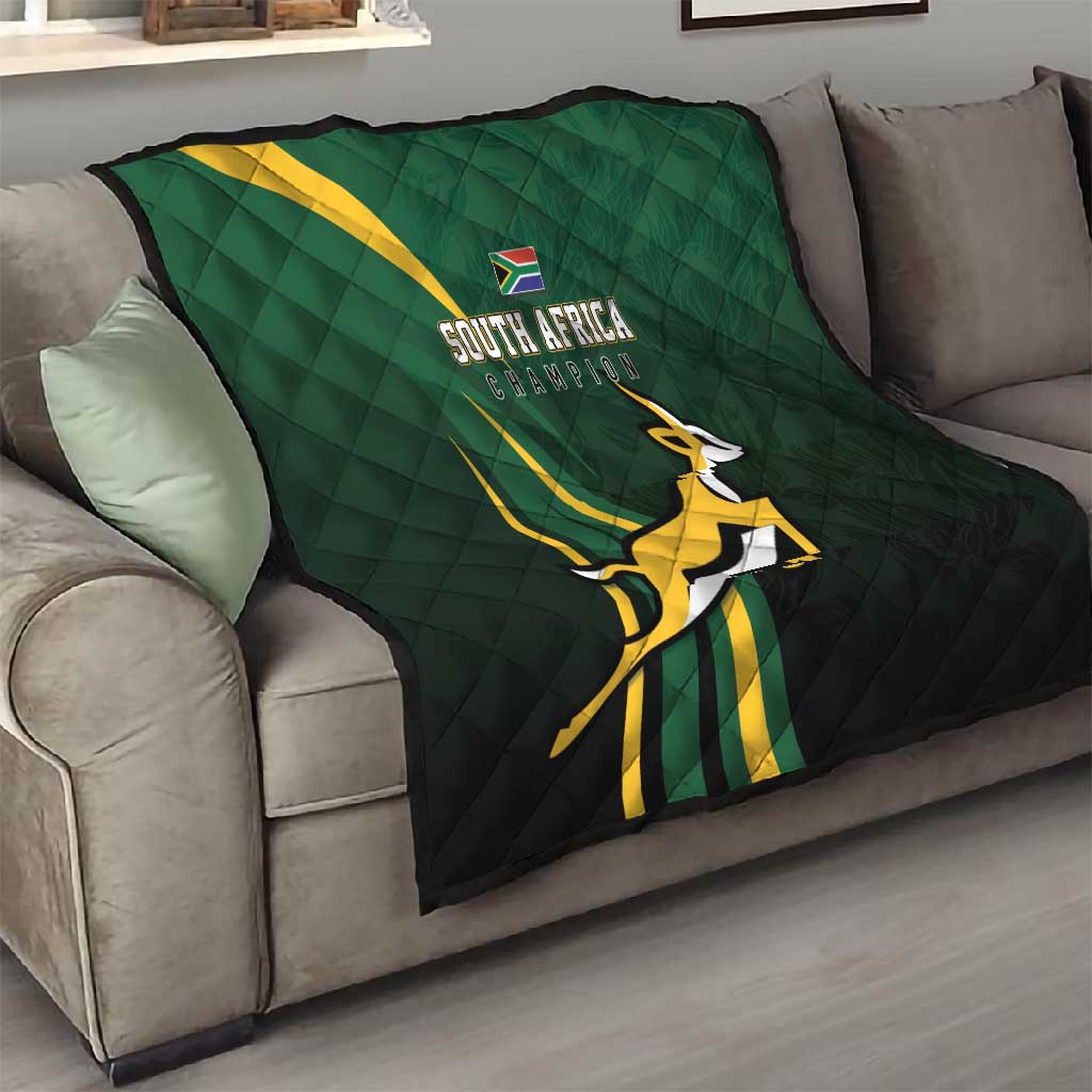 South Africa WC2026 Quilt Springboks Champion