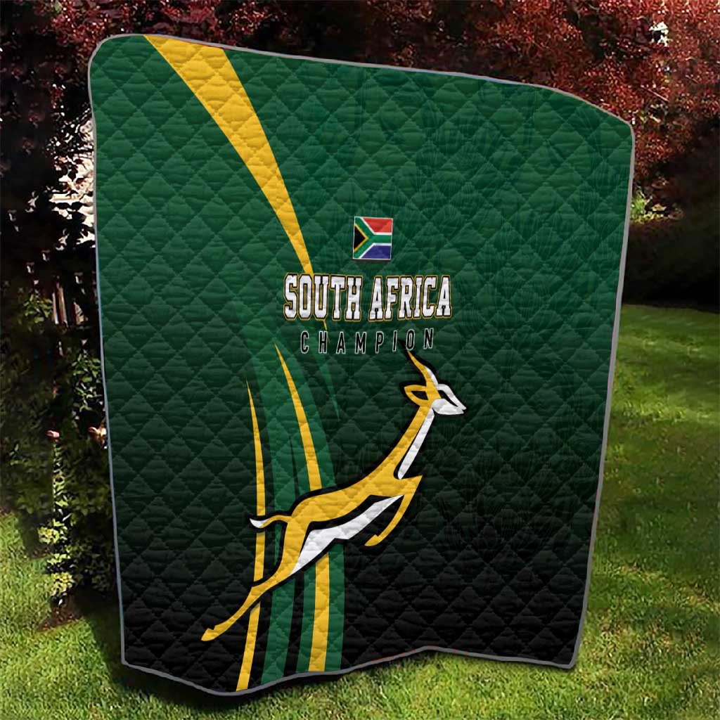South Africa WC2026 Quilt Springboks Champion