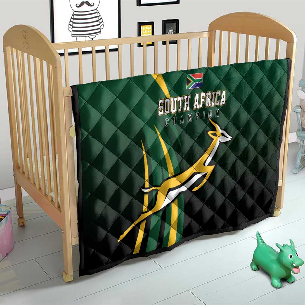 South Africa WC2026 Quilt Springboks Champion
