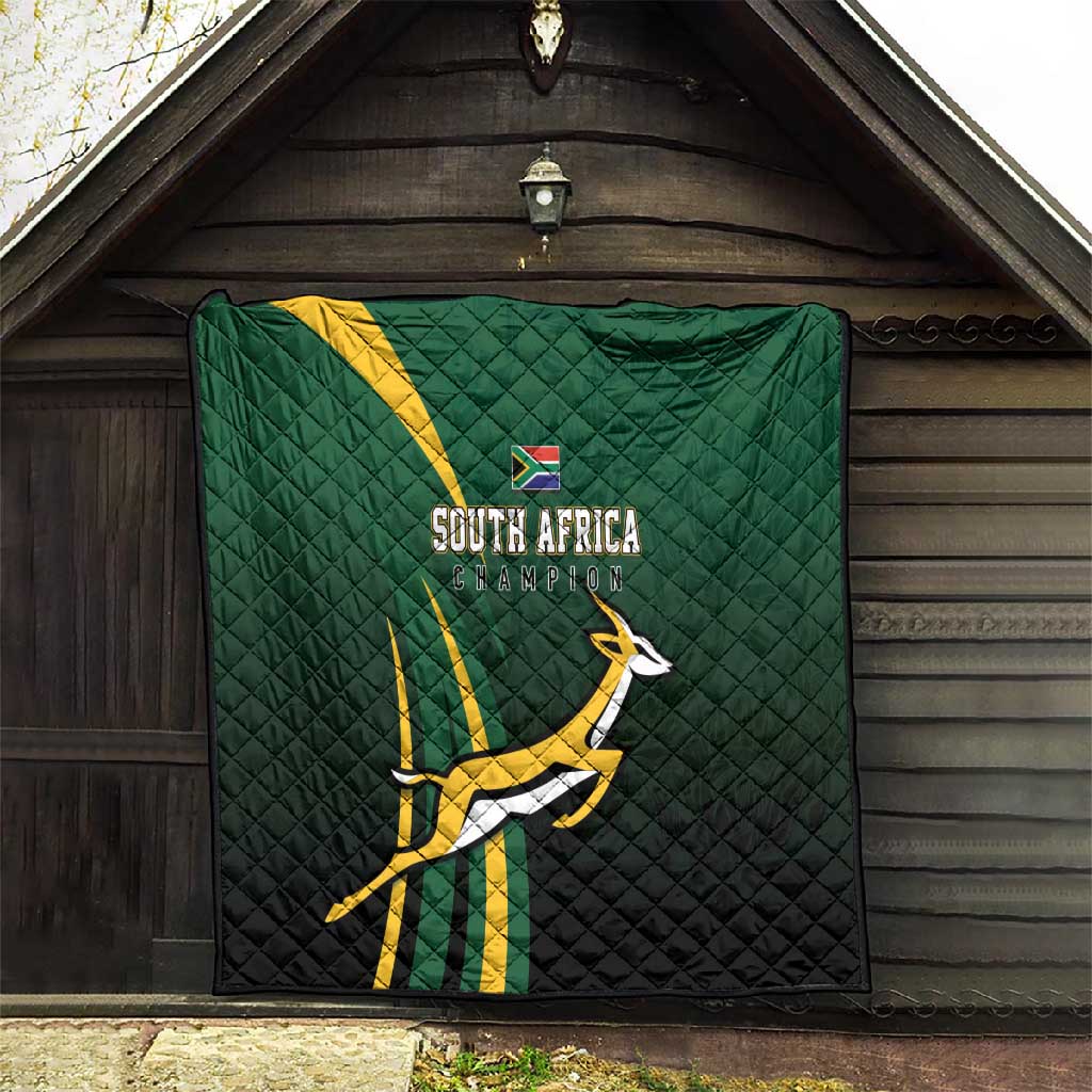 South Africa WC2026 Quilt Springboks Champion