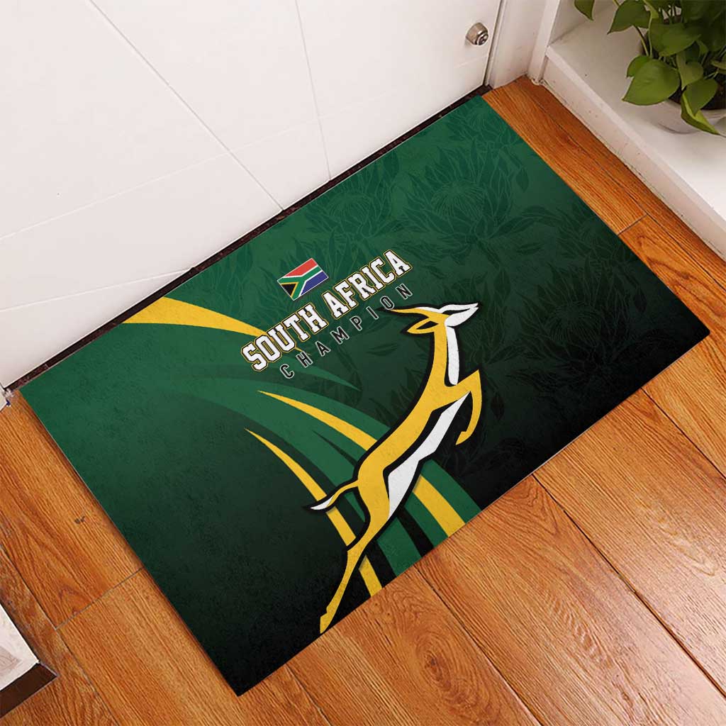 South Africa WC2026 Rubber Doormat Springboks Champion