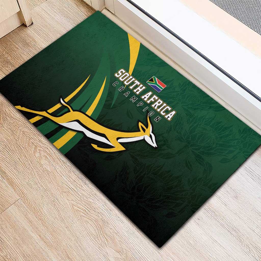 South Africa WC2026 Rubber Doormat Springboks Champion