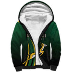South Africa WC2026 Personalized Sherpa Hoodie Springboks Champion