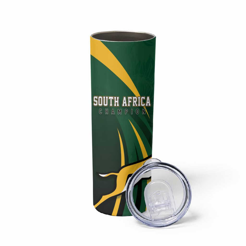 South Africa WC2026 Personalized Skinny Tumbler Springboks Champion