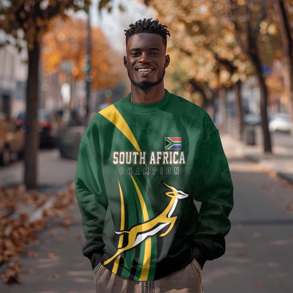South Africa WC2026 Personalized Sweatshirt Springboks Champion