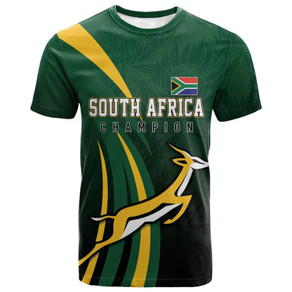 South Africa WC2026 Personalized T shirt Springboks Champion