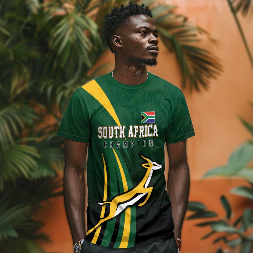 South Africa WC2026 Personalized T shirt Springboks Champion