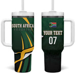 South Africa WC2026 Personalized Tumbler With Handle Springboks Champion