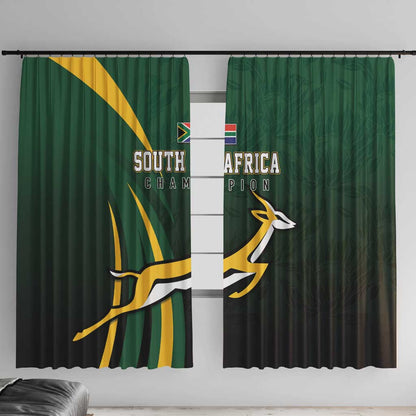 South Africa WC2026 Window Curtain Springboks Champion