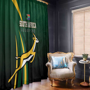 South Africa WC2026 Window Curtain Springboks Champion