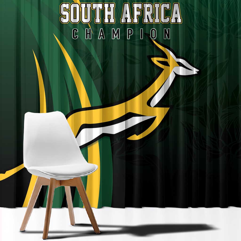 South Africa WC2026 Window Curtain Springboks Champion
