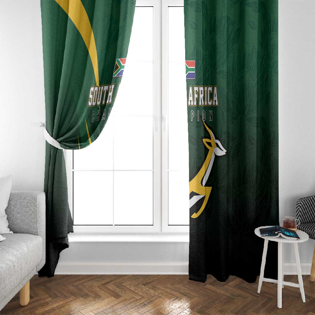 South Africa WC2026 Window Curtain Springboks Champion