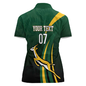 South Africa WC2026 Personalized Women Polo Shirt Springboks Champion