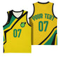 Personalised Jamaica Football Basketball Jersey Reggae Boyz Retro WC 1998 Inspired LT7