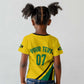 Personalised Jamaica Football Kid T shirt Reggae Boyz Retro WC 1998 Inspired