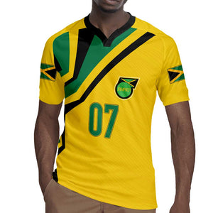 Personalised Jamaica Football Rugby Jersey Reggae Boyz Retro WC 1998 Inspired