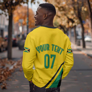 Personalised Jamaica Football Sweatshirt Reggae Boyz Retro WC 1998 Inspired