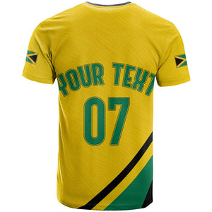 Personalised Jamaica Football T shirt Reggae Boyz Retro WC 1998 Inspired