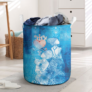 Afro Erzulie Dantor Veve Laundry Basket Mother Goddess