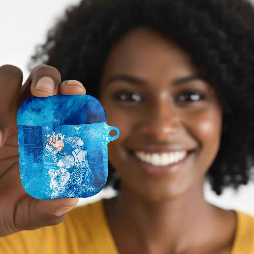 Afro Erzulie Dantor Veve AirPods Case Mother Goddess