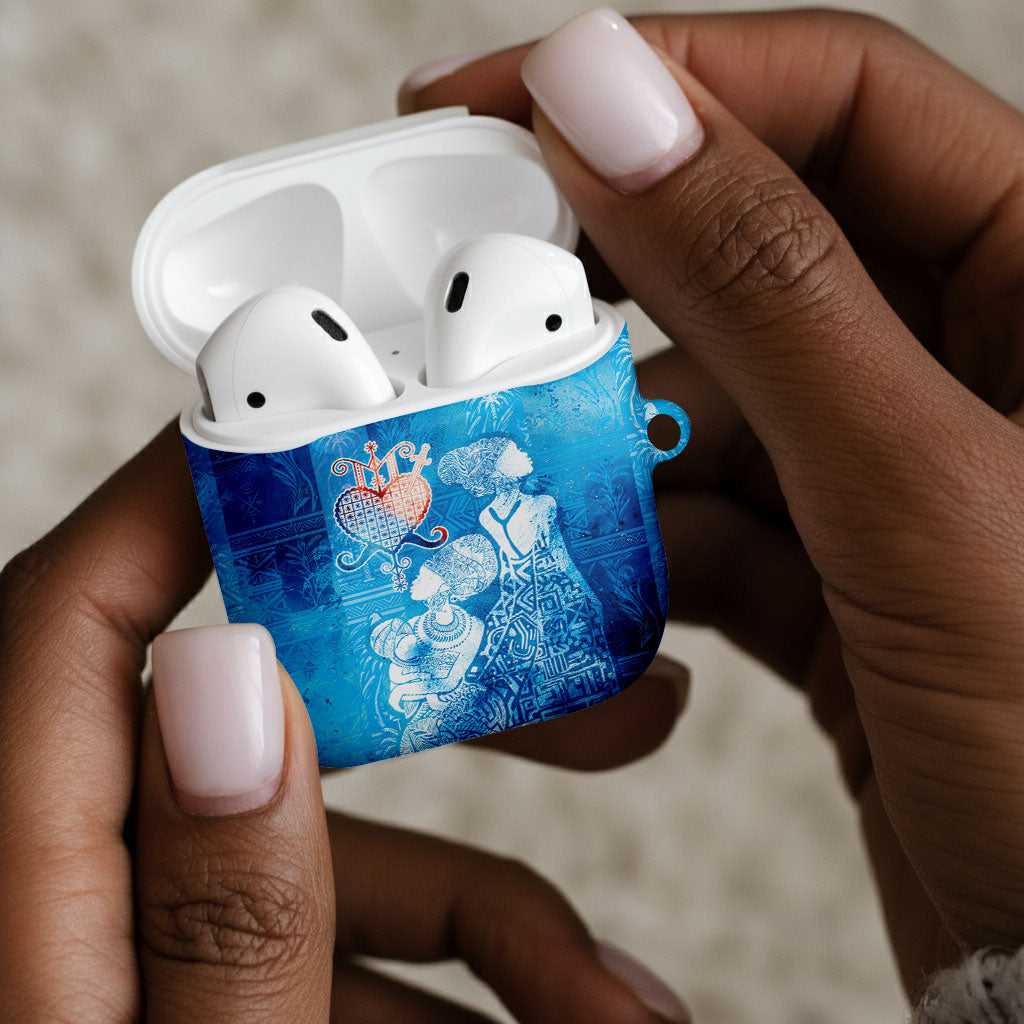Afro Erzulie Dantor Veve AirPods Case Mother Goddess