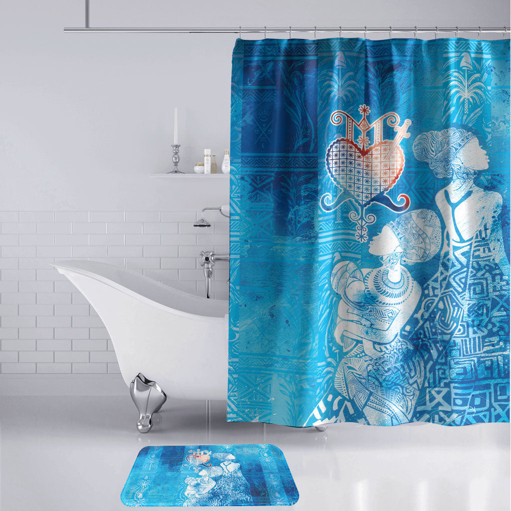 Afro Erzulie Dantor Veve Bathroom Set Mother Goddess
